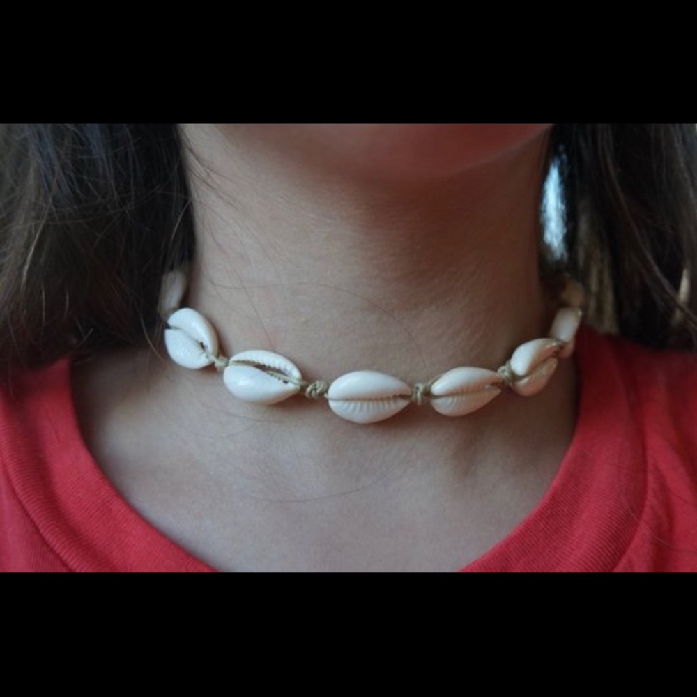 Cowrie Shell Choker
